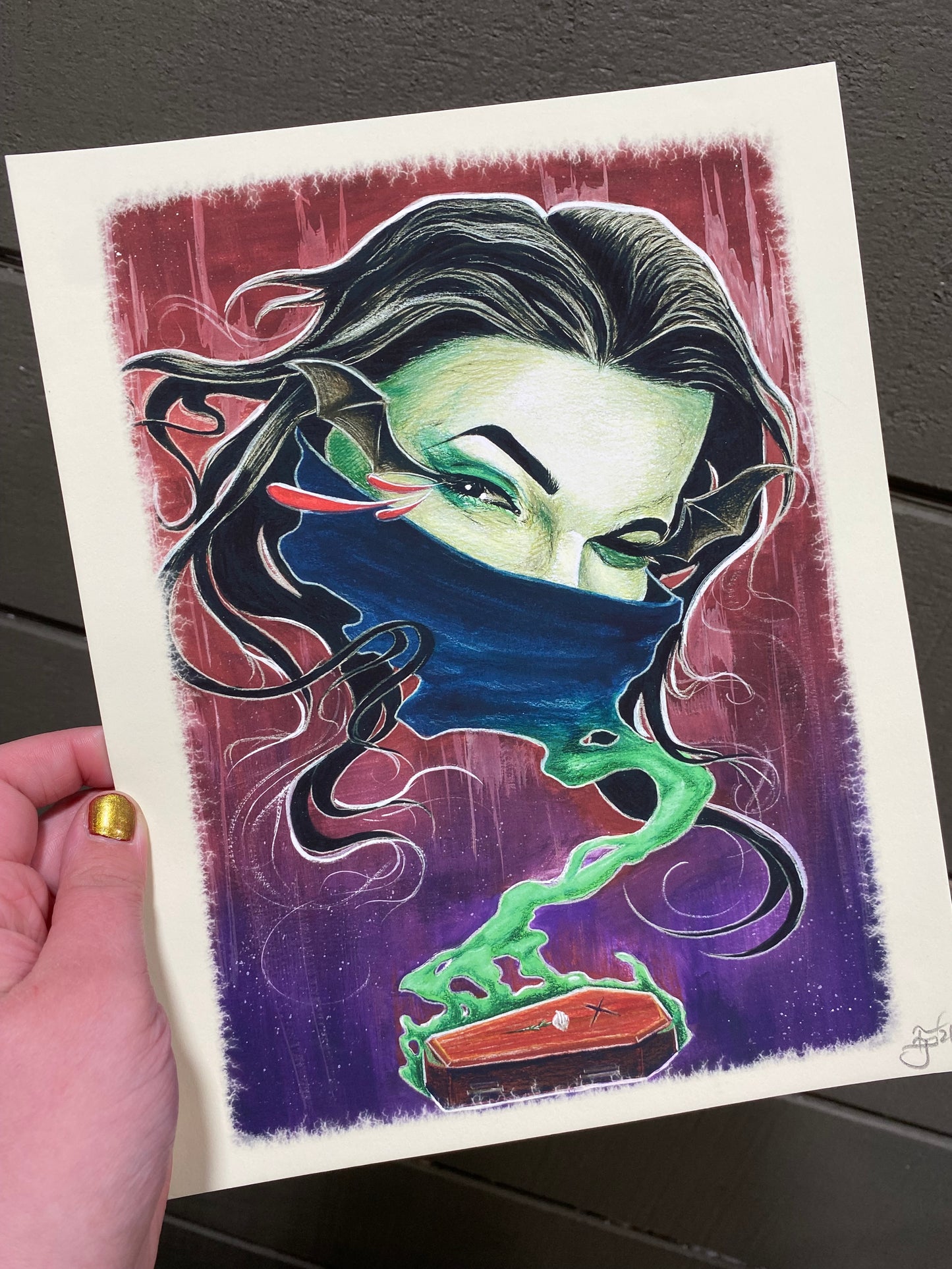 Vamp giclée print