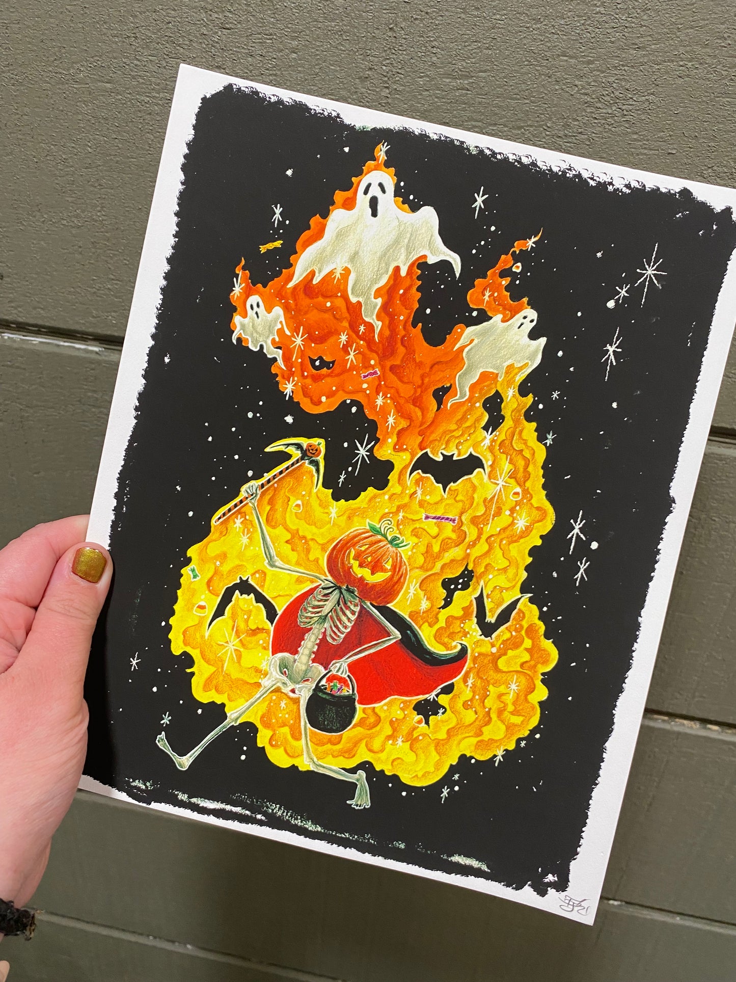 The Original Trick-o-Treater giclée print