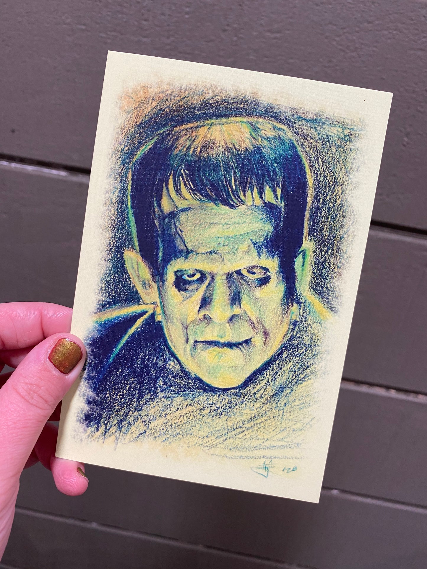 Frankie *postcard print*