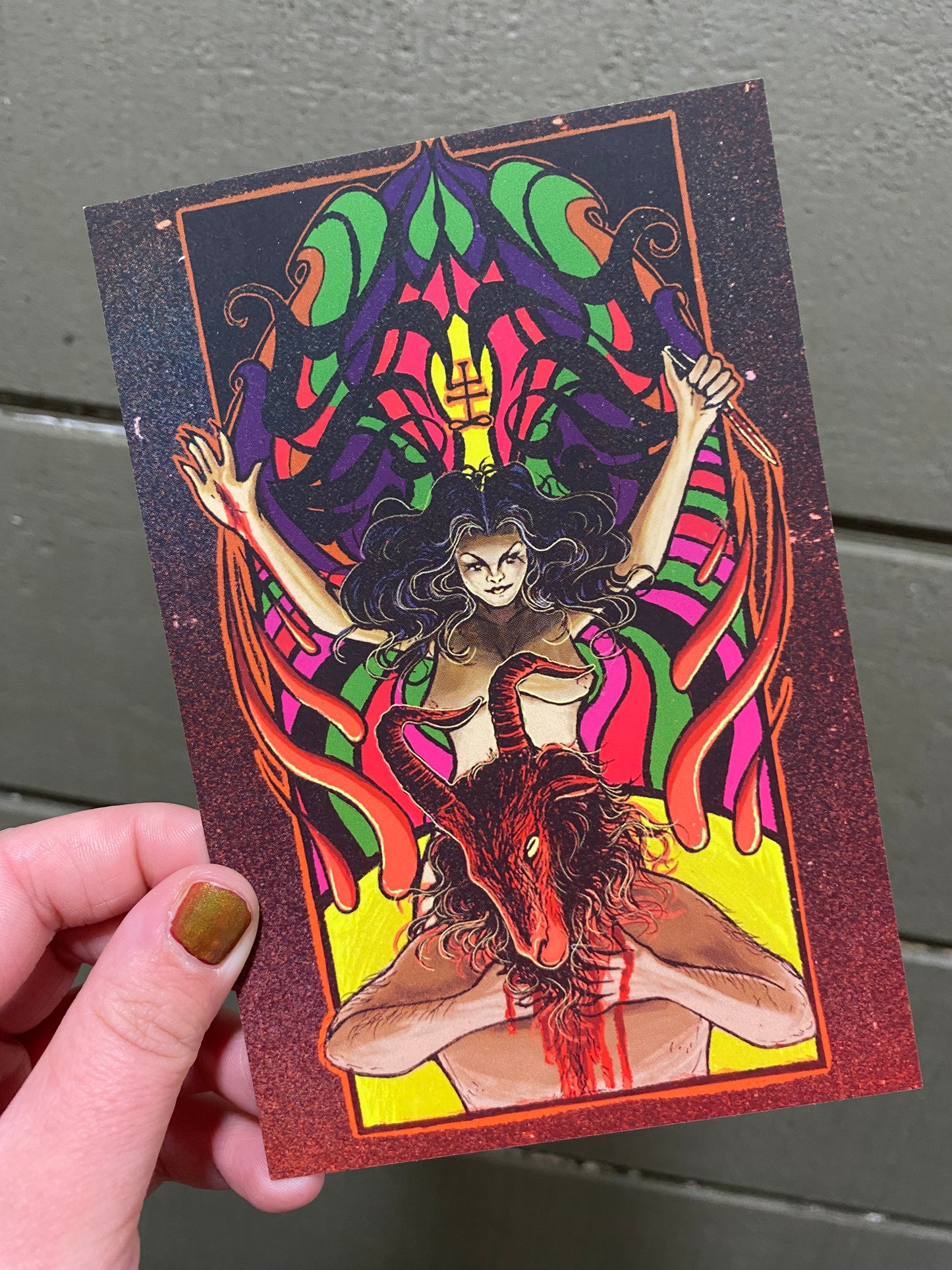 A 60's Fever Dream *postcard print*