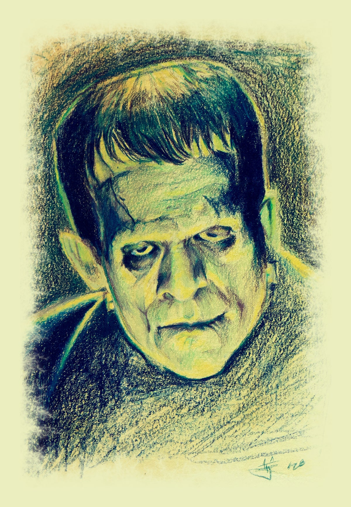 Frankie *postcard print*