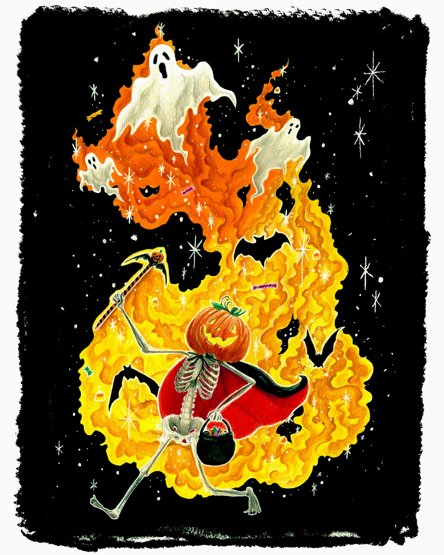 The Original Trick-o-Treater giclée print
